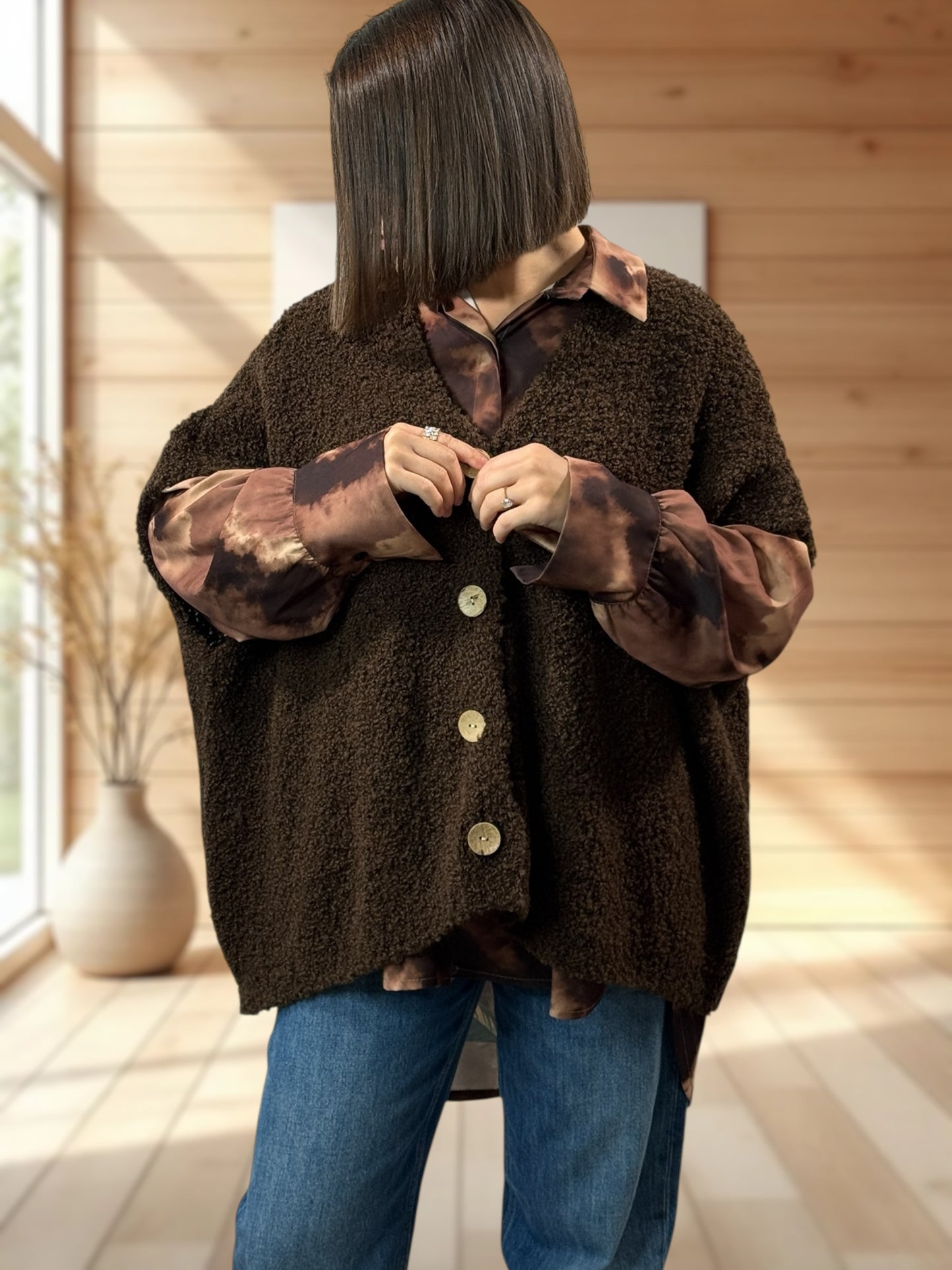 MARA - GILET CHOCO SANS MANCHES JUSQU'A LA TAILLE 56