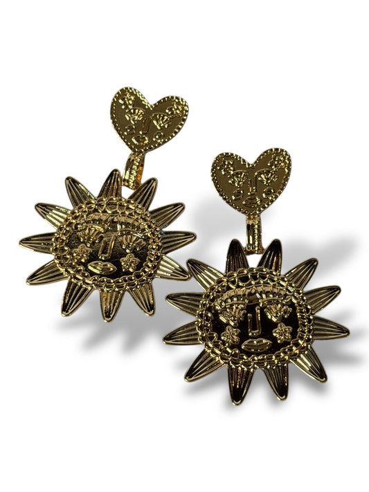 SOLEIL - BOUCLES D'OREILLES TENDANCE