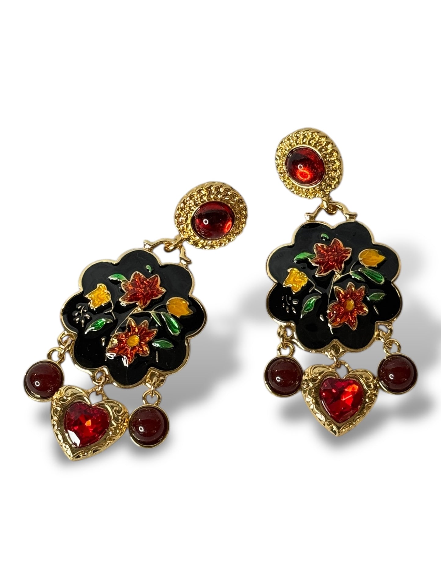 ANTIQUE - BOUCLES D'OREILLES TENDANCE