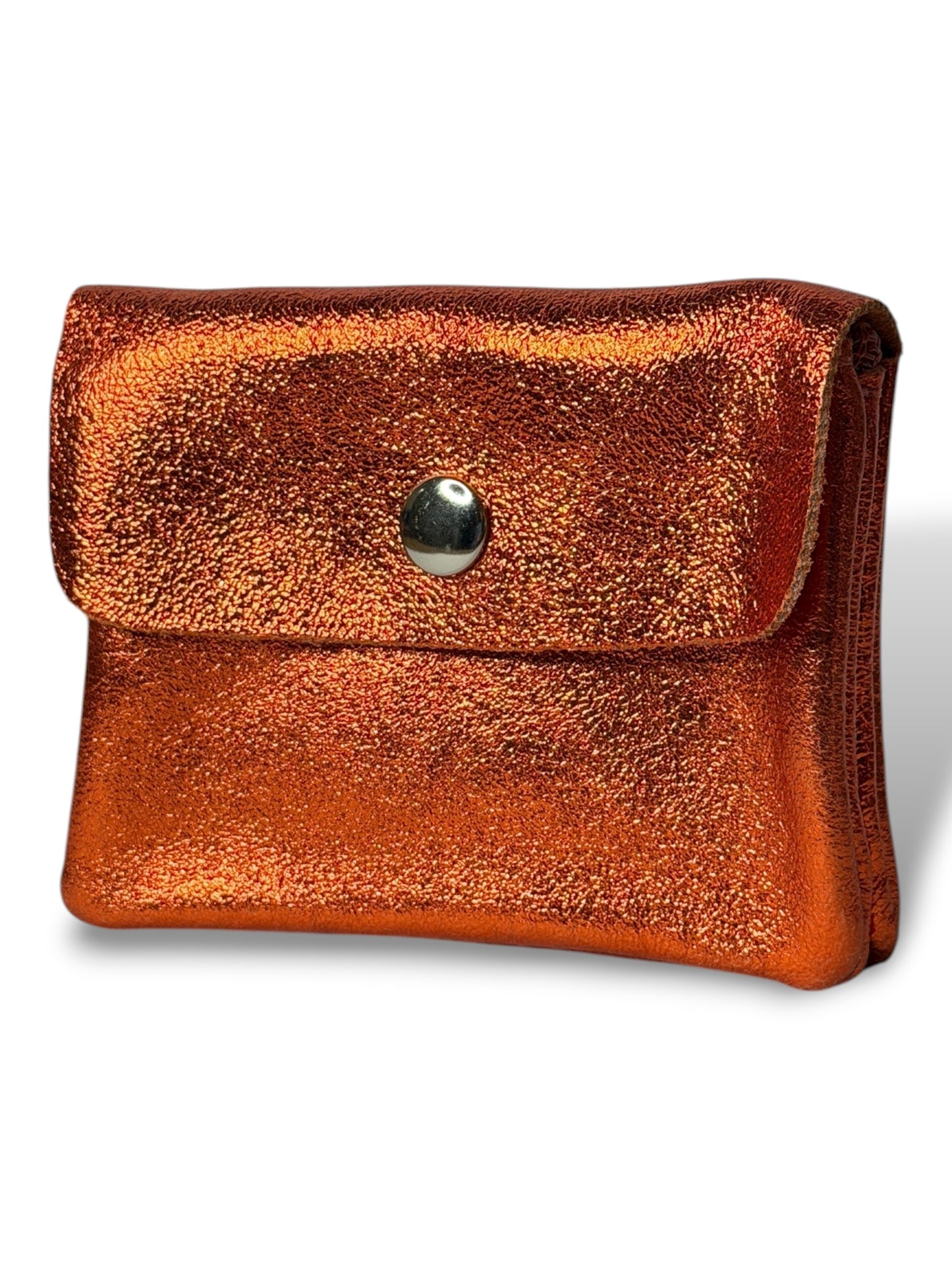 MARCO PORTE MONNAIE ORANGE EN CUIR