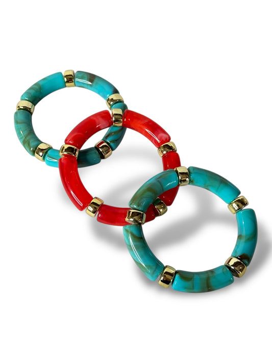 MILOU - LOT DE 3 BRACELETS TENDANCE