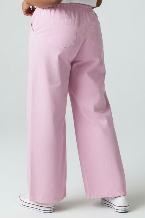 TONY - PANTALON DROIT ROSE TAILLE 54 A 58/60