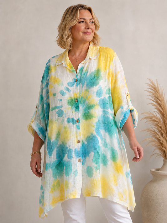 MIAMI - CHEMISE TEE & DYE JUSQU'A LA TAILLE 58