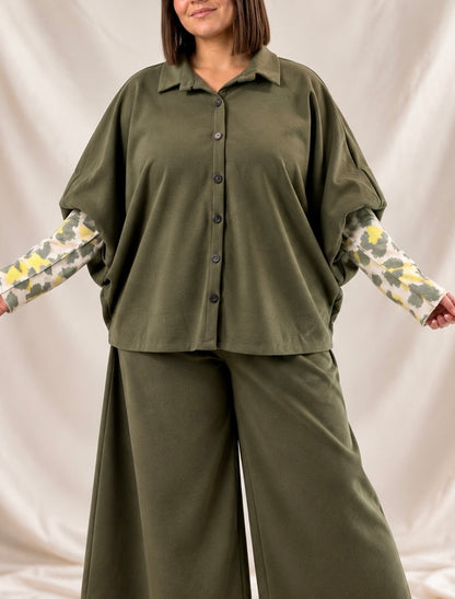 CASTILLE - VESTE KAKI JUSQU'A LA TAILLE 52/54