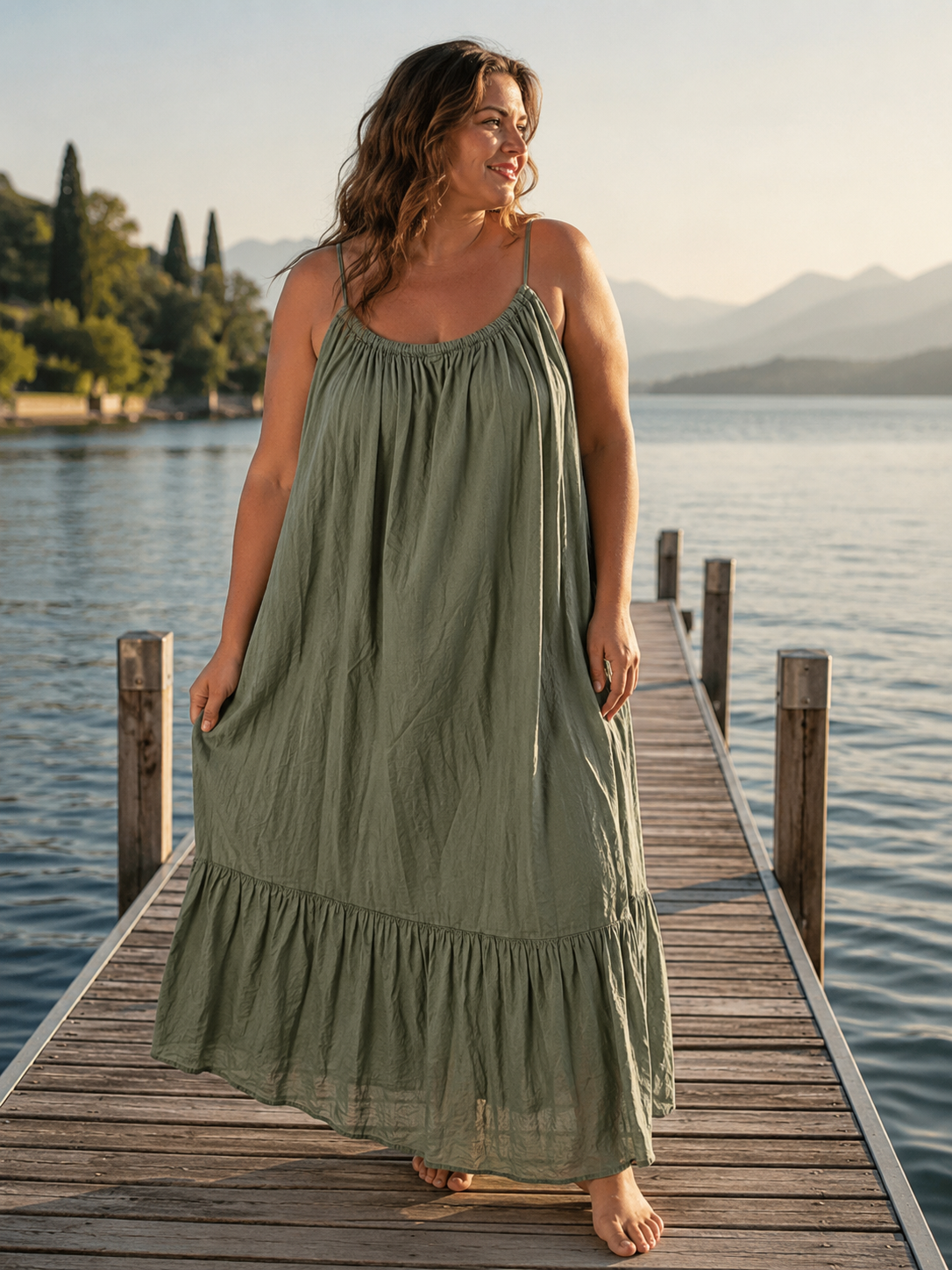 SUNDAY - ROBE LONGUE KAKI JUSQU'A LA TAILLE 54