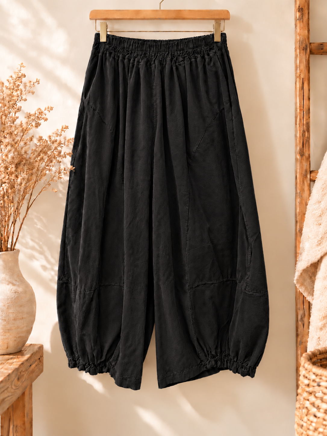 ROBIN - PANTALON NOIR EN VELOURS MILLERAIE TAILLE 50 A 56/58