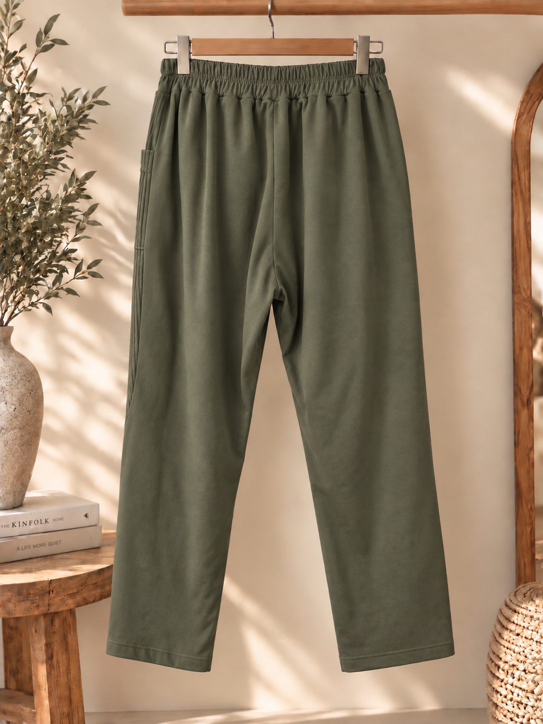 LUDO - PANTALON KAKI BI-MATIERE JUSQU'A LA TAILLE 54
