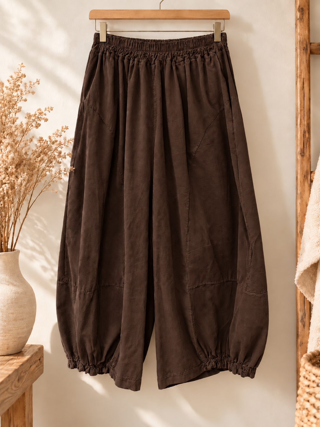 ROBIN - PANTALON MARRON EN VELOURS MILLERAIE TAILLE 50 A 56/58
