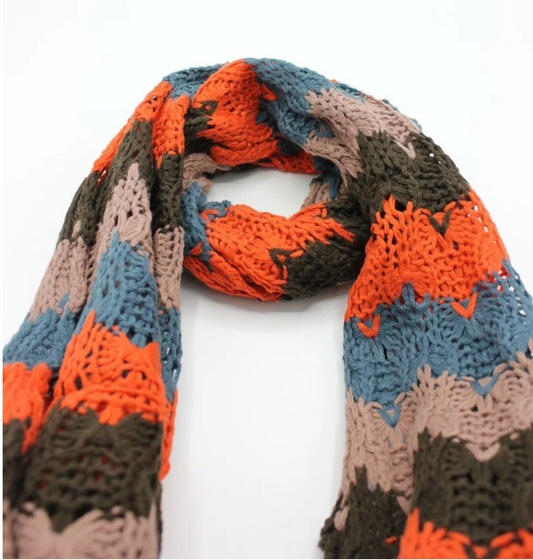 DOUCEUR - ECHARPE DOUCE MULTICOLORE