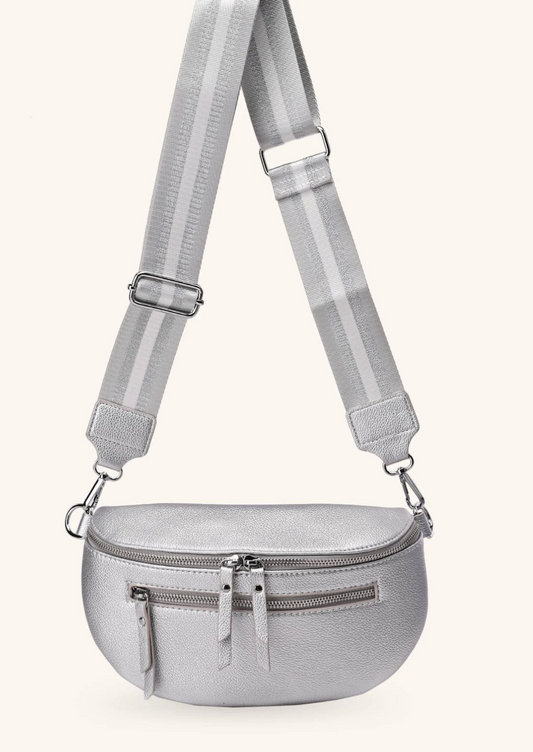 MILAN - SAC BANANE ARGENT