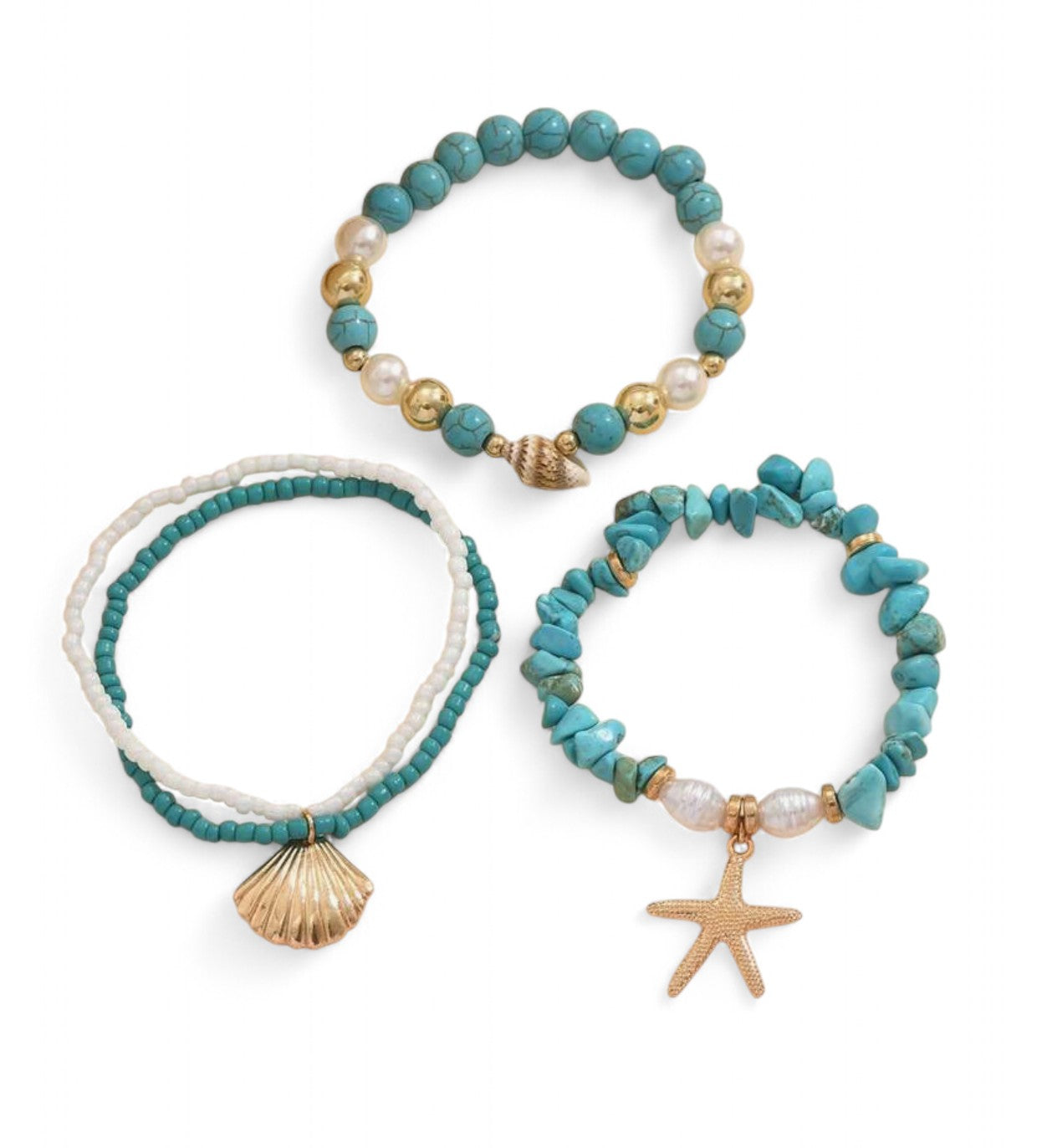 LOT DE 3 BRACELETS BOHEME