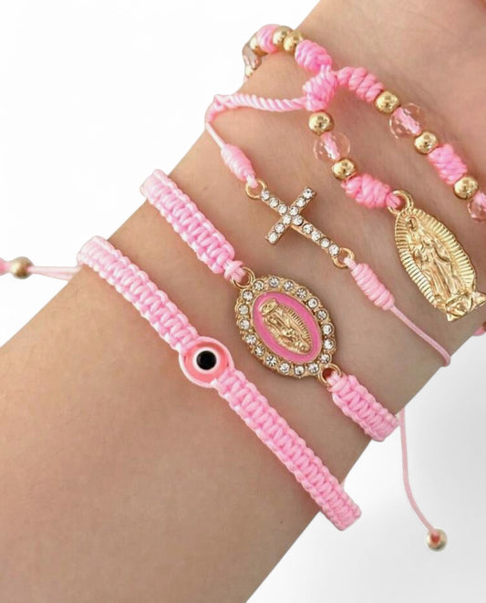 LOT DE 4 BRACELETS BOHEME
