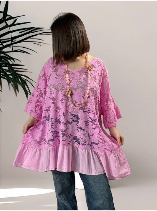 SEVILLE - SAUTOIR BOHEME ROSE