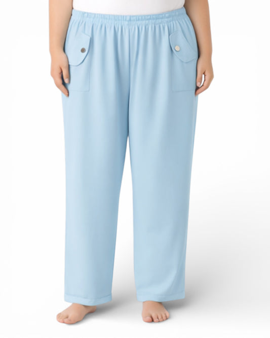 THEO - PANTALON BLEU CIEL TAILLE 46/48 A 54