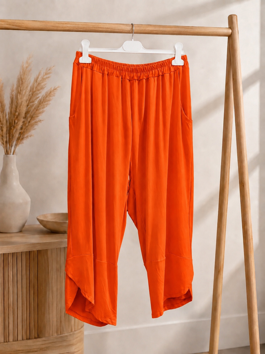 CAPRI - PANTACOURT ORANGE JUSQU'A LA TAILLE 56