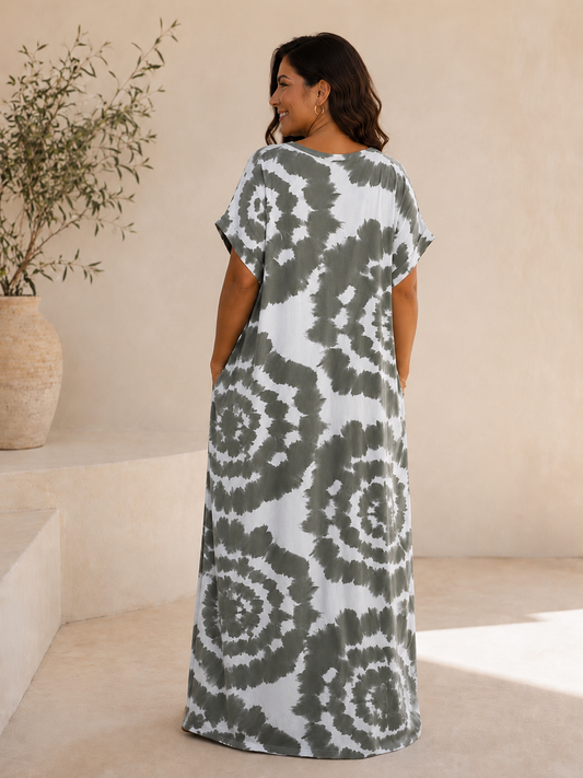 BRASILIA - ROBE LONGUE KAKI JUSQU'A LA TAILLE 54/56