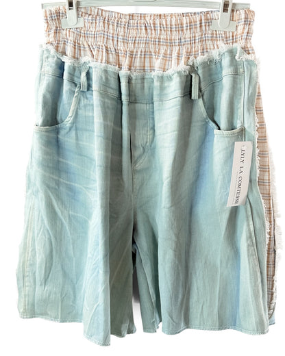 ESTEBAN - SHORT EN JEAN JUSQU'A LA TAILLE 52