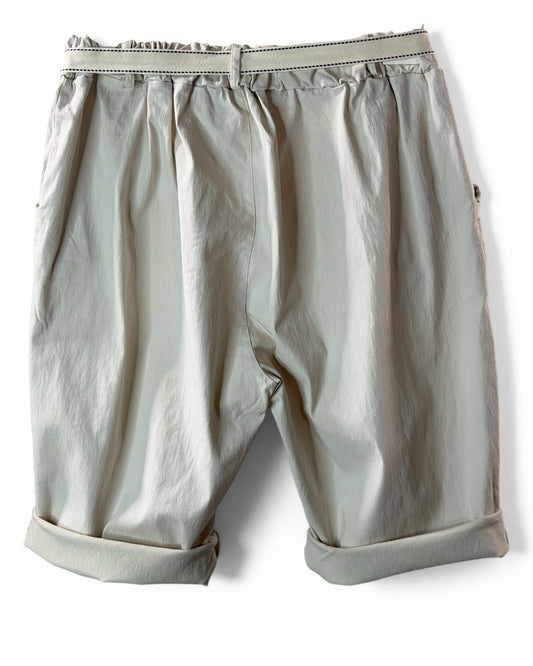 TINO - BERMUDA BEIGE JUSQU'A LA TAILLE 52