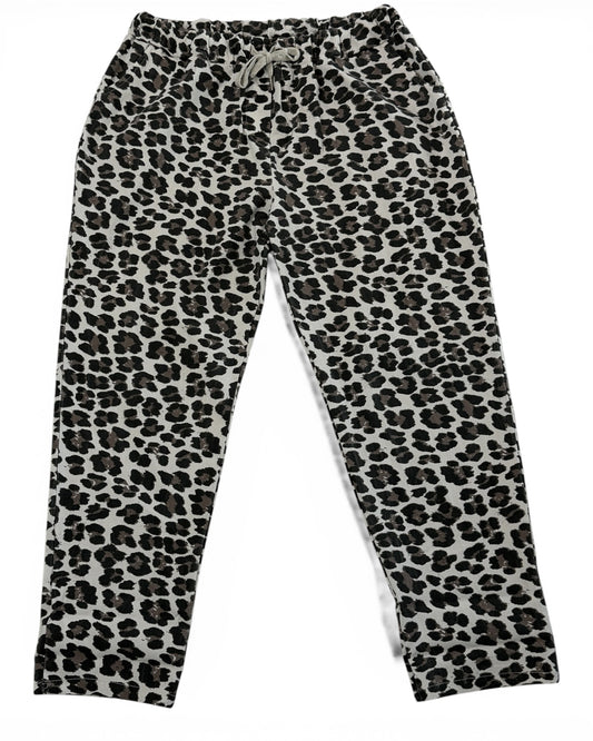 FAUVE - PANTALON SPORTSWEAR LEOPARD TAILLE 46/48 A 54