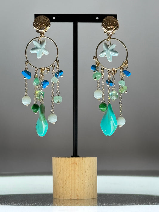 ST MARTIN- BOUCLES D'OREILLES BOHEME