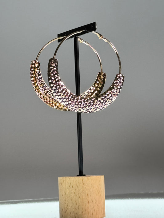 TATANIA- BOUCLES D'OREILLES GRANDES CREOLES