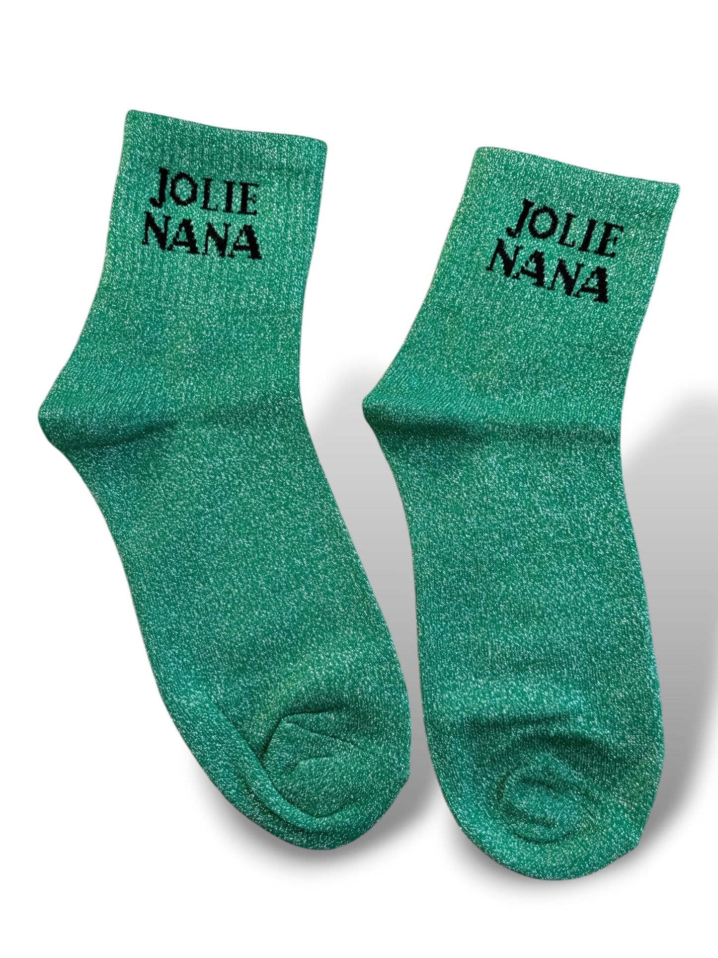 CHAUSSETTES SCINTILLANTES JOLIE NANA VERTE