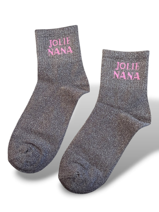 CHAUSSETTES SCINTILLANTES JOLIE NANA TAUPE