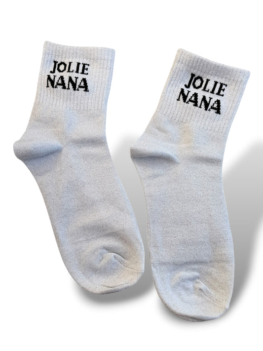 CHAUSSETTES SCINTILLANTES JOLIE NANA ARGENT