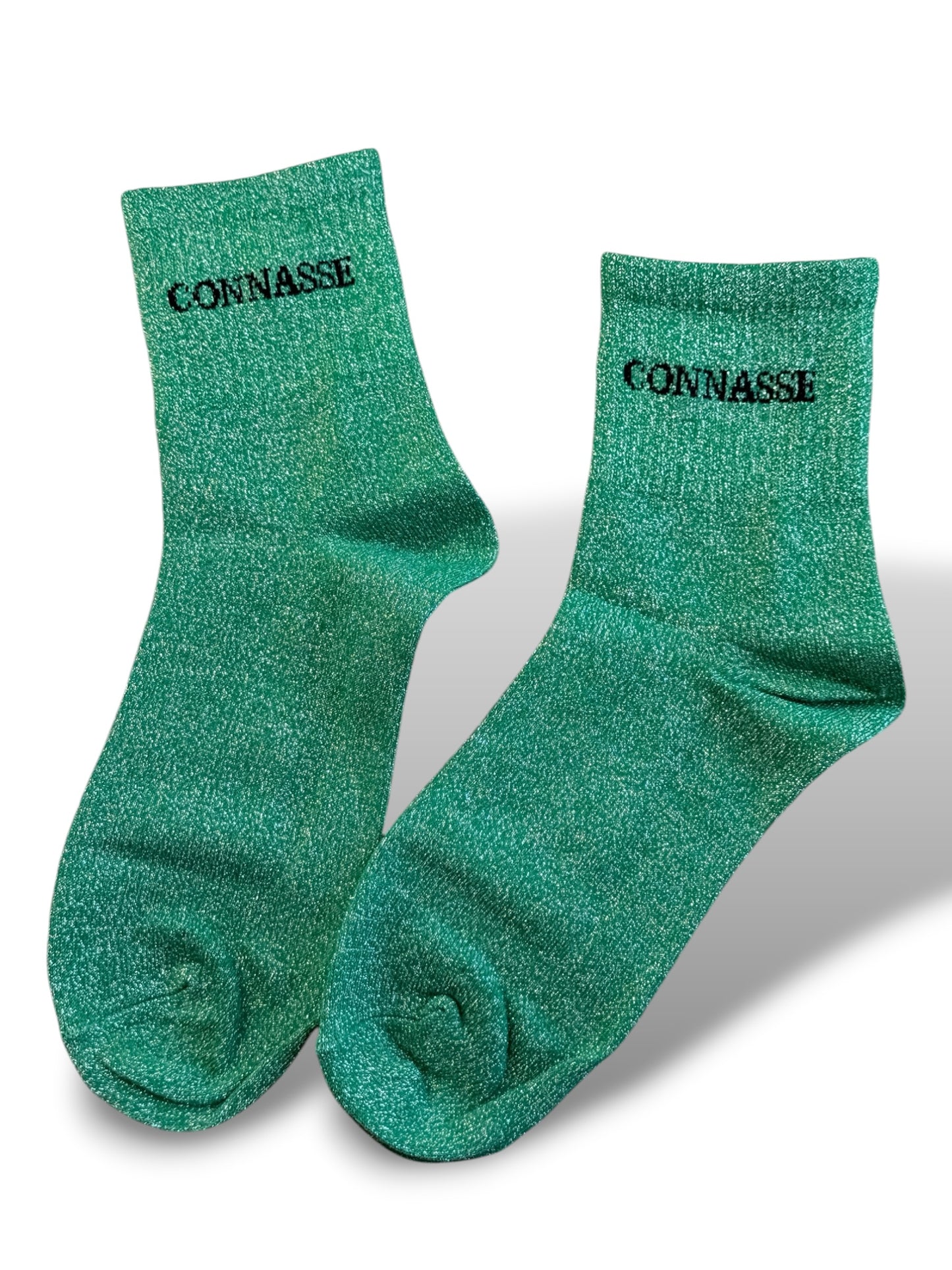 CHAUSSETTES SCINTILLANTES CONNASSE VERTE
