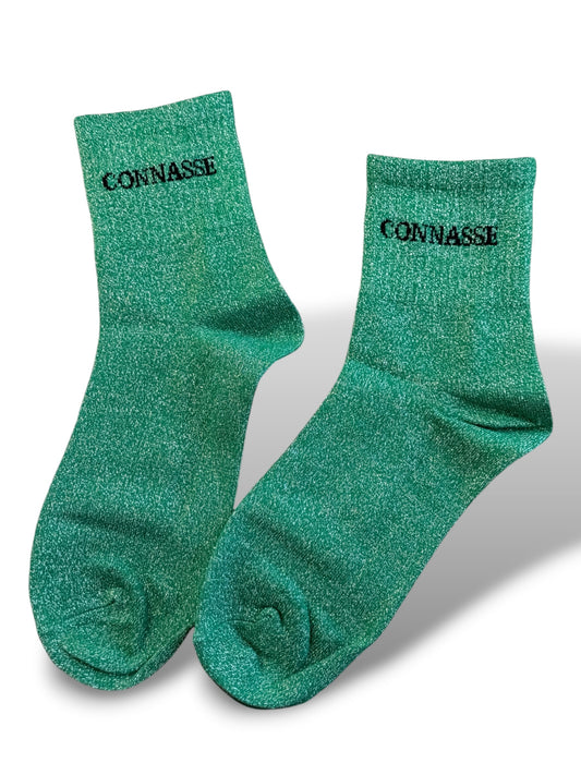 CHAUSSETTES SCINTILLANTES CONNASSE VERTE
