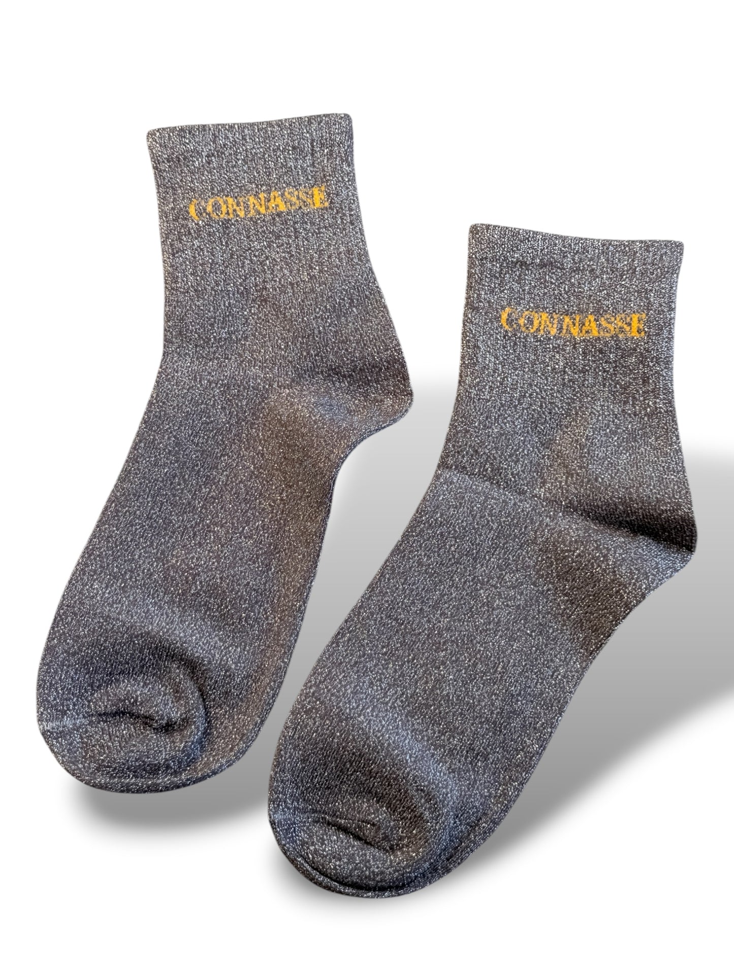 CHAUSSETTES SCINTILLANTES CONNASSE TAUPE