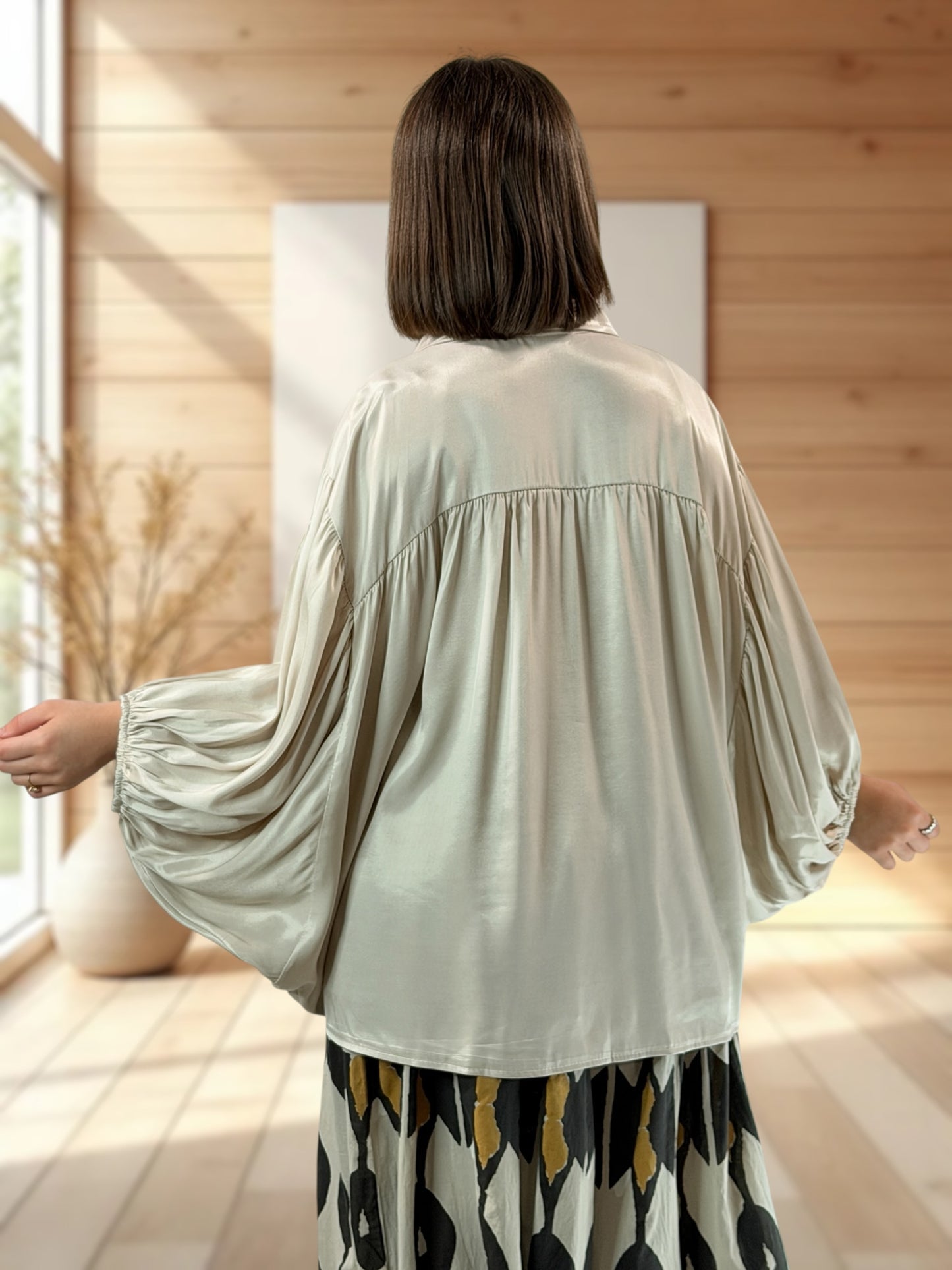 CAROLINE - BLOUSE OVERSIZE JUSQU'A LA TAILLE 56