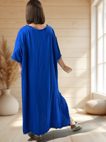 ABBY - ROBE OVERSIZE IMPERIAL 1 POCHE JUSQU'A LA TAILLE 54