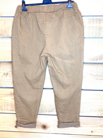 FRED - PANTALON SPORTSWEAR CAMEL TAILLE 46 A 52