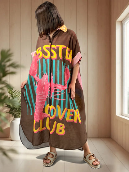 SYLVANA - ROBE OVERSIZE JUSQU'A LA TAILLE 58