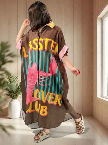 SYLVANA - ROBE OVERSIZE JUSQU'A LA TAILLE 58