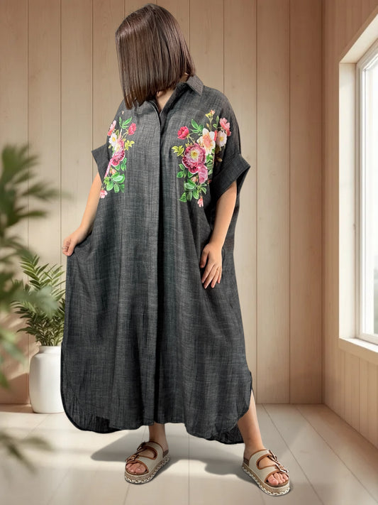 SYLVANA - ROBE OVERSIZE JUSQU'A LA TAILLE 58