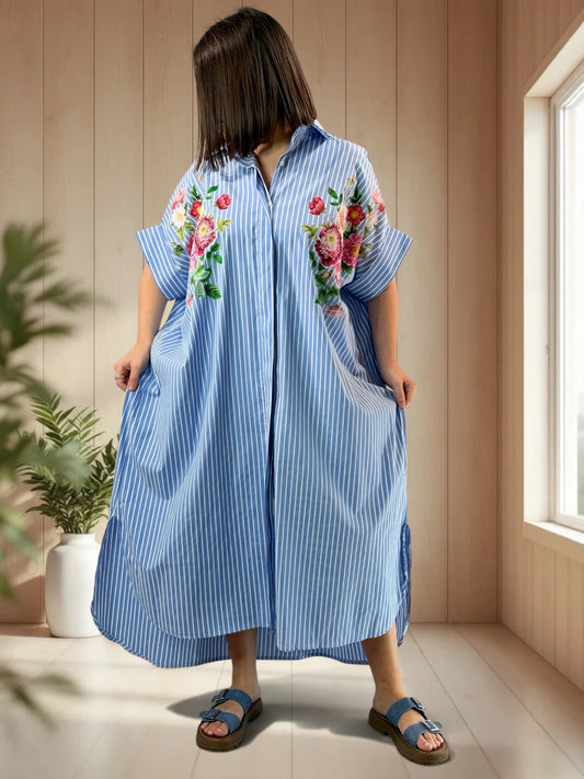 SYLVANA - ROBE OVERSIZE JUSQU'A LA TAILLE 58
