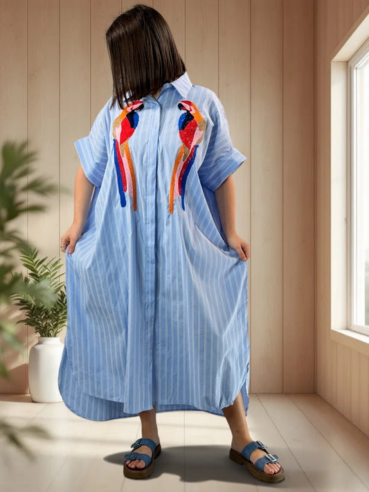 SYLVANA - ROBE OVERSIZE JUSQU'A LA TAILLE 58