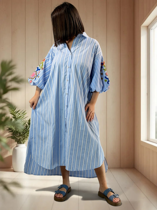MAGDA - ROBE OVERSIZE JUSQU'A LA TAILLE 58