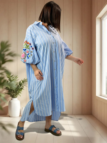 MAGDA - ROBE OVERSIZE JUSQU'A LA TAILLE 58