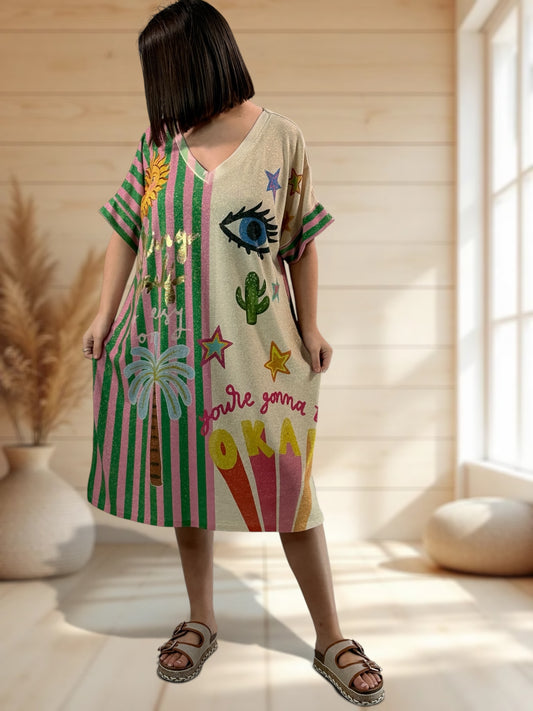 ALINA - ROBE SCINTILLANTE JUSQU'A LA TAILLE 52/54