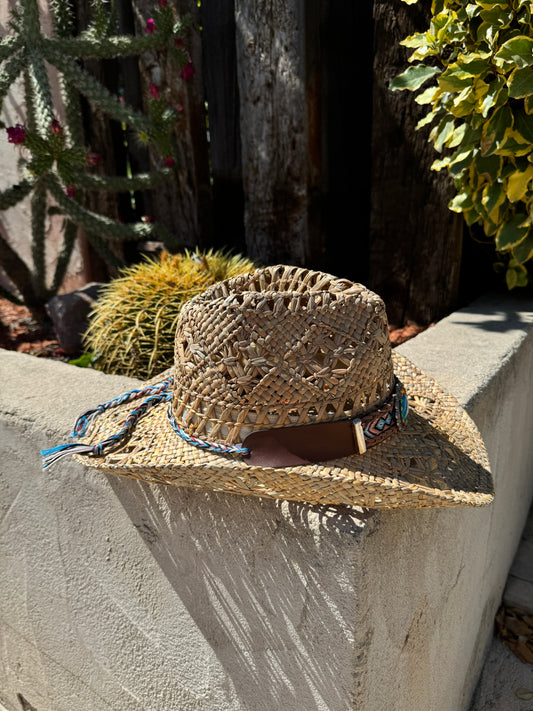 IBIZA- CHAPEAU DE PAILLE BOHEME