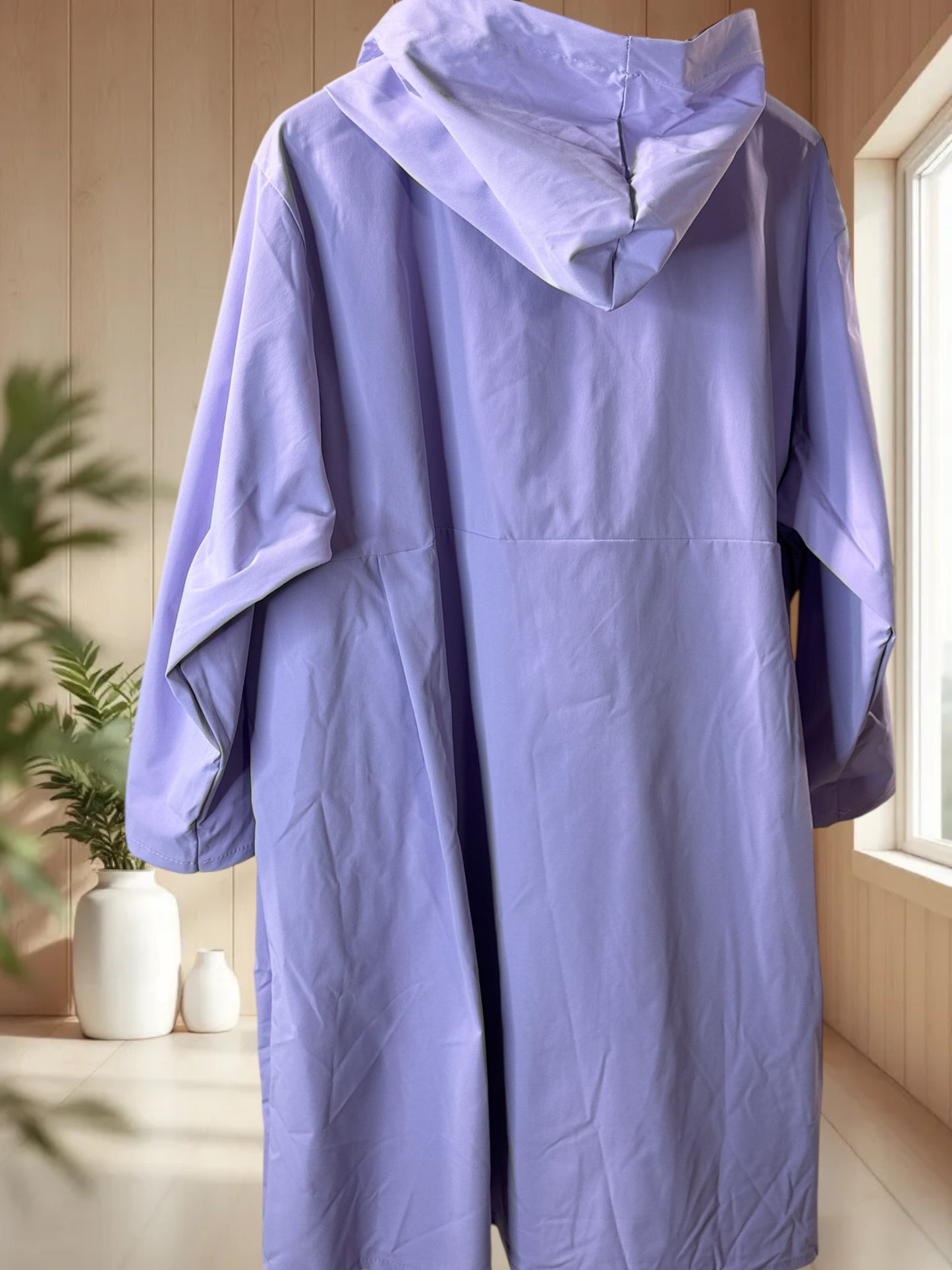 HUGO - TRENCH A CAPUCHE LILAS TAILLE 48 A 56