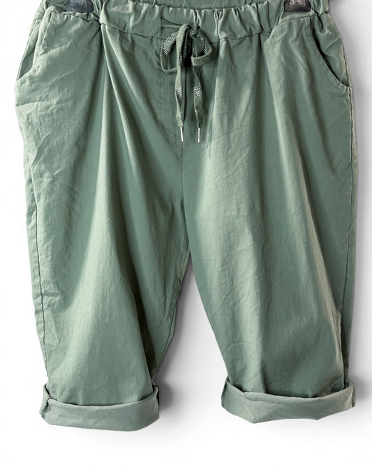 SACHA - BERMUDA KAKI JUSQU'A LA TAILLE 50/52