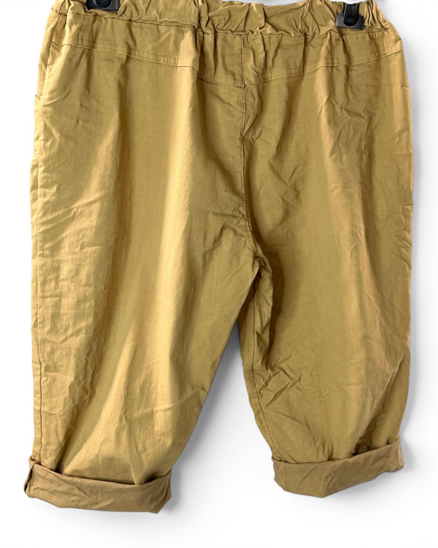 SACHA - BERMUDA CAMEL JUSQU'A LA TAILLE 50/52