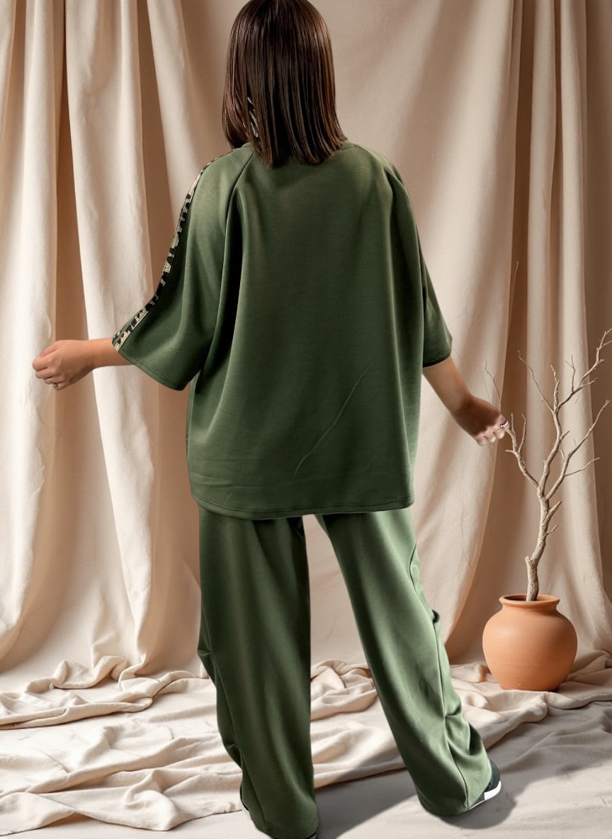 HELLO - PANTALON SPORTSWEAR KAKI JUSQU'A LA TAILLE 50/52