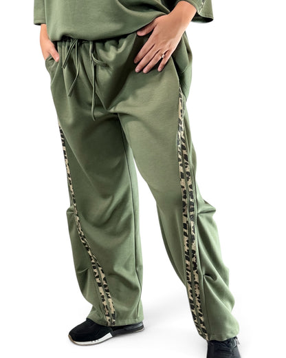 HELLO - PANTALON SPORTSWEAR KAKI JUSQU'A LA TAILLE 50/52