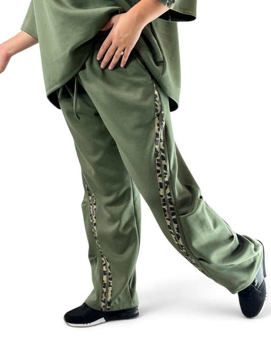 HELLO - PANTALON SPORTSWEAR KAKI JUSQU'A LA TAILLE 50/52