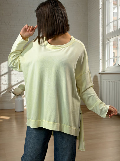 STEFANIA - TEE-SHIRT JAUNE JUSQU'A LA TAILLE 52/54